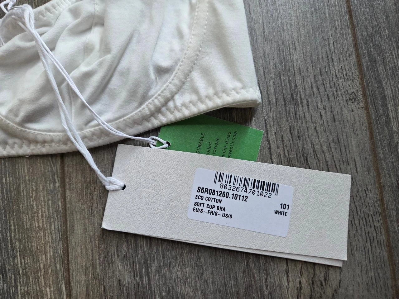 Soutien-gorge souple Stella McCartney blanc Taille S (80/85 A/B) Neuf – photo 3